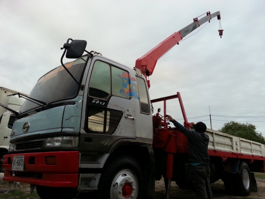 ขาย Hino FF1Jปี43 ติดเครนท้องวี TONADA 4.5ตัน 4 ปลอก