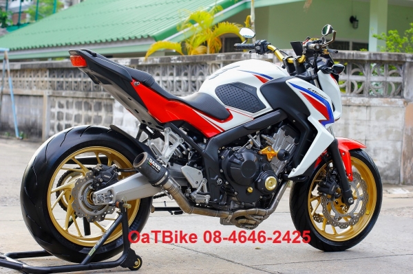 ขาย CB 650 ปี 14 สีเดิมทั้งคัน แต่งครบๆ มีป.1 แถม