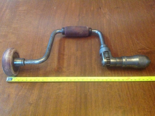 ขายสว่านข้อเสือโบราณ Antique Millers Falls No.422 10"