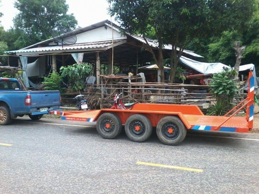 เทรลเลอร์ หางพ่วงลากรถเกี่ยวข้าว รถแบคโฮ...ราคาเริ่มต้นที่40,000บาท