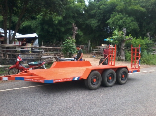 สาลี่ลาก เทรลเลอร์ หางพ่วงลาก เทรเลอร์รถเกี่ยวข้าว เทลเลอร์รถแบคโฮ ราคาเริ่มต้นที่40,000บาท