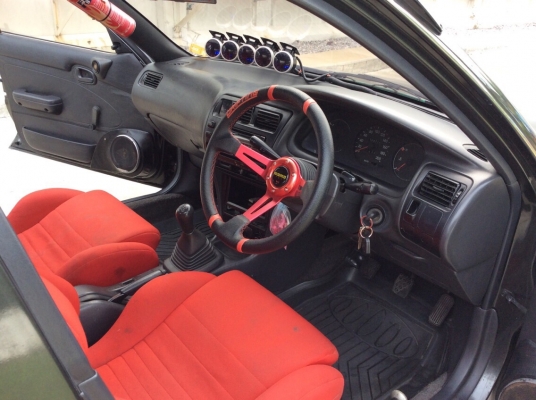 ขายรถ โตโยต้า โคโรล่า EE100 ปี92 เครื่อง 1.3 เกียร์ธรรมดา แก๊สLPG เพาเวอร์ ภายในสวยแต่งเยอะ เบาะเรคาโร่แดง พวงมาลัยก้านยก เกจ์วัด5ตัว แอร์หนาว ตัวถังเดิม แม็กvolk te37 ของใหม่ขอบ15" ท่อJ's รถขับดีมาก พร้อมใช้ครับ