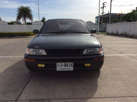 ขายรถ โตโยต้า โคโรล่า EE100 ปี92 เครื่อง 1.3 เกียร์ธรรมดา แก๊สLPG เพาเวอร์ ภายในสวยแต่งเยอะ เบาะเรคาโร่แดง พวงมาลัยก้านยก เกจ์วัด5ตัว แอร์หนาว ตัวถังเดิม แม็กvolk te37 ของใหม่ขอบ15" ท่อJ's รถขับดีมาก พร้อมใช้ครับ