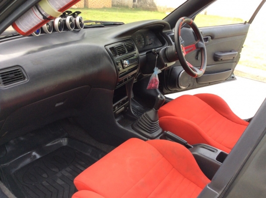 ขายรถ โตโยต้า โคโรล่า EE100 ปี92 เครื่อง 1.3 เกียร์ธรรมดา แก๊สLPG เพาเวอร์ ภายในสวยแต่งเยอะ เบาะเรคาโร่แดง พวงมาลัยก้านยก เกจ์วัด5ตัว แอร์หนาว ตัวถังเดิม แม็กvolk te37 ของใหม่ขอบ15" ท่อJ's รถขับดีมาก พร้อมใช้ครับ