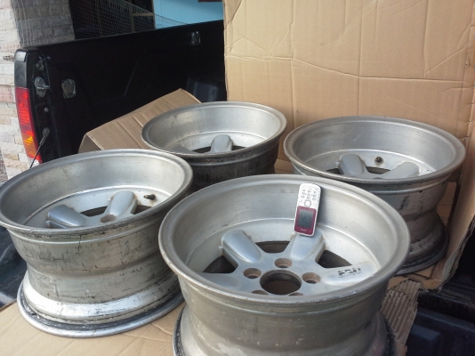 ขาลดๆๆ#6500-เอาไปเลยล้อแม็คหนาๆสวยๆลึกกว้างหายากราคาถูกๆ15&times;8.5ออฟ-27 5/114 สวยๆเลย