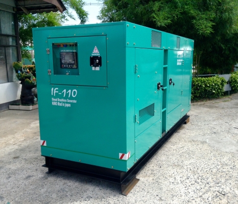 เครื่องปั่นไฟนำเข้าใหม่ 110 KW.รับประกัน 1 ปี(HINOmad in japan)