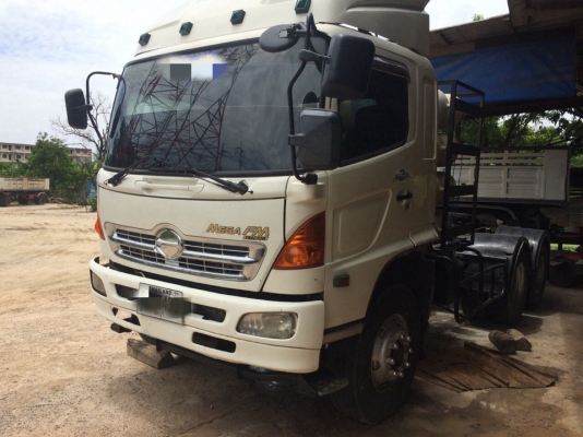 สิบล้อหัวลากHINOMEGA 2Pเครื่องก๊าซNgv8ถัง320แรง สิบล้อหัวลากHINOMEGA 2Pเครื่องก๊าซNgv8ถัง320แรง