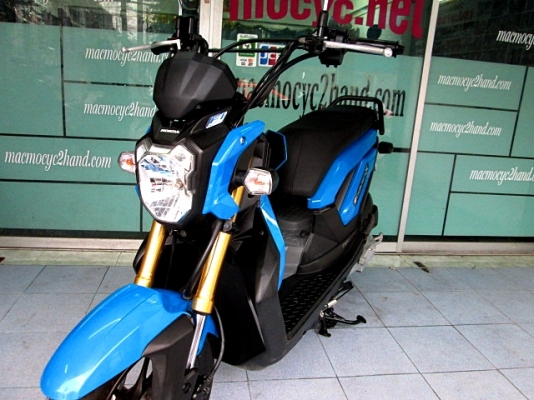 ZOOMER สีนํ้าเงิน สีรุ่นใหม่ รถเดือน เมษายน ปี 57 ไมล์ 4 พันโล  แถม 3 รายการ 38900