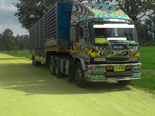 Isuzu Deca FXZ23NZPF/ CNG 10 ถัง เครื่องฟิตใหม่/ ยางเพิ่งเปลี่ยน/ หางท้องช้างยาว 13 เมตร