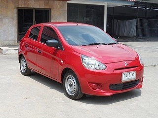 MITSUBISHI MIRAGE 1.2 GL Hatchback MT ปี 2013 รถสวยใช้งานน้อย T.086-527-9533