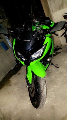 ขายดาวน์ kawasaki ninja 300 ปี 2014 สีเขียว
