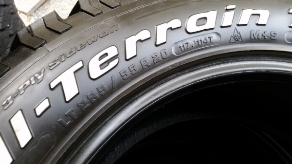 ยาง BF All terrain 285 55 R20