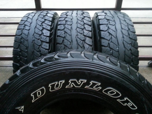 ยาง All Dunlop 30 9.5 R15 ดอกดี เนื้อยังนิ่ม พร้อมใช้งาน ราคาไม่แพง