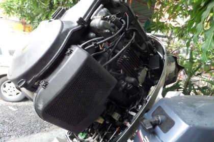 ขาย เครื่องเรือ HONDA 90 แรง 4 จังหวะ สภาพสวย นำเข้าจากญี่ปุ่น เครื่องยนต์ติดง่ายเดินดี ทริมใช้งานปกติไม่ผุ ราคา 135,000