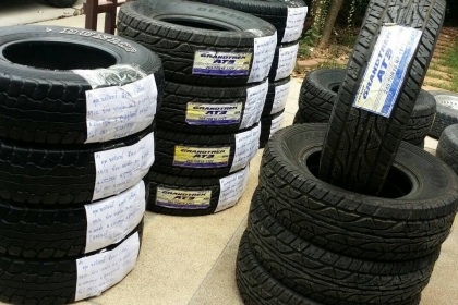 ยางใหม่ Goodyear Excellonce เบอร์ 215 45 17 เส้นล่ะ 2,000 บาท ราคานี้พิเศษสุดๆ