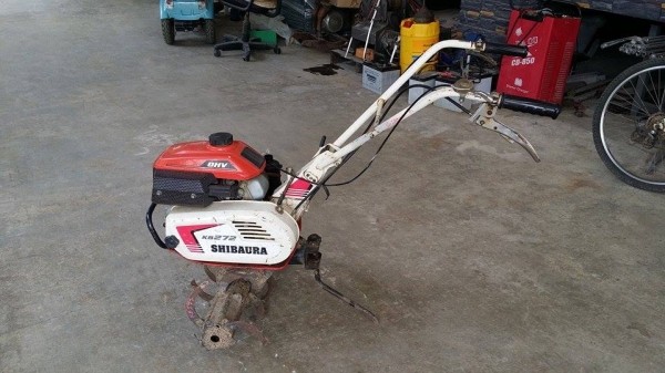 รถพรวนดินเดินตาม SHIBAURA รุ่น KB272  ขนาด 2.5 แรง เก่าญี่ปุ่น  พร้อมชุดพรวนดิน