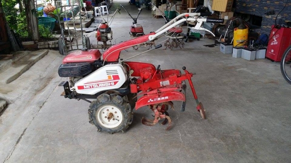 รถไถเดินตาม MITSUBISHI  รุ่น MM710S ขนาด 7 แรง  เครื่องยนต์เบนซิน  เก่าญี่ปุ่น  สภาพสวย