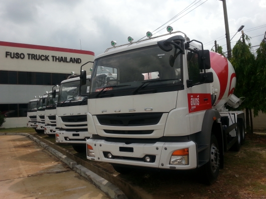 ขาย รถบรรทุกFUSO 10 ล้อ พร้อมโม่ 6 คิว