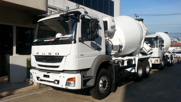 ขาย รถบรรทุกFUSO 10 ล้อ พร้อมโม่ 6 คิว