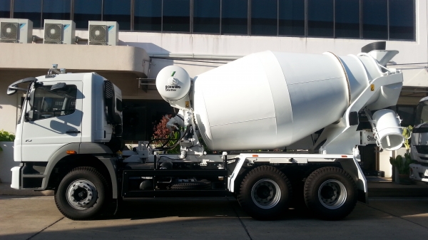 ขาย รถบรรทุกFUSO 10 ล้อ พร้อมโม่ 6 คิว