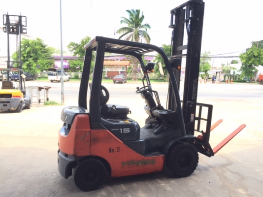 ขายฟอร์คลิฟต์ TOYOTA 02-8FD15  ,ดีเซล , เกียร์ออโต,เสาสูง 4.5 เมตร , ฮิ้งฟอร์ค งาปรับคว่ำ - หงาย , ใช้งานมา 3000 ช.ม  ( SPECS JAPAN )   นำเข้าจากญี่ปุ่น