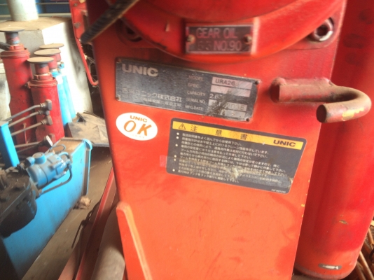 ขายเครนยูนิค 2.6 ตัน 4 ตอน เครนมือสองสภาพดีจากญี่ปุ่น