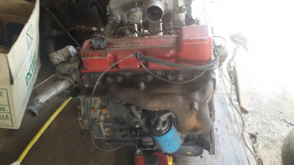 ขายเครื่องนิสสัน TD27 ฝาสูบแตก