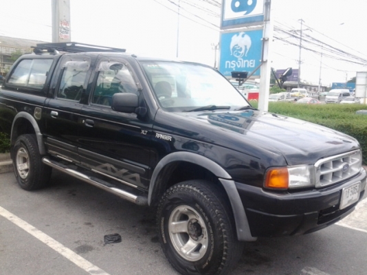 2002 ford 2.5 ranger 4wdโฟร์วีล 4 ประตู สีดำ top 180000