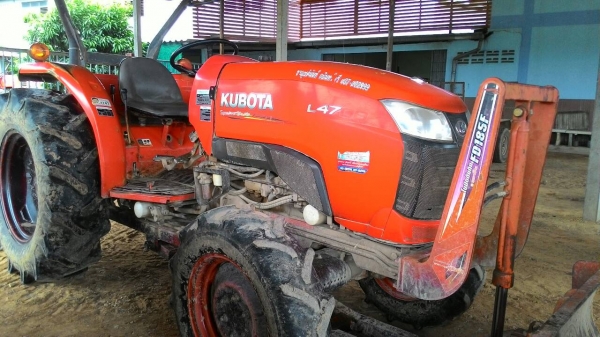 KUBOTA L4708 พร้อมดันหน้า ราคา 355,000 อ.แกลง จ.ระยอง สอบถาม 0818618678 id line=carbonthai