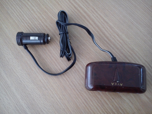 ช่องเสียบที่ต่อบุหรี่ แบบ 3ช่อง ลายไม้