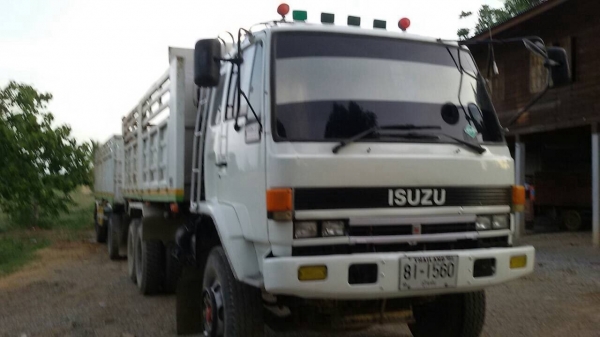 ขายพ่วงแม่ลูกดั้มISUZU ROCKY240แรงหัวขาวตัวสุดท้ายติดก๊าซNgv ขายพ่วงแม่ลูกดั้มISUZU ROCKY240แรงหัวขาวตัวสุดท้ายติดก๊าซNgv