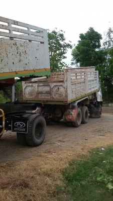 ขายพ่วงแม่ลูกดั้มISUZU ROCKY240แรงหัวขาวตัวสุดท้ายติดก๊าซNgv