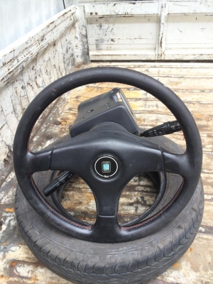 พวงมาลัย นาดี้ แท้ subaru sti เก่าญี่ปุ่น