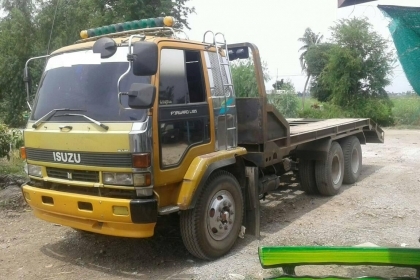 10ล้อ2เพลา เทเลอร์บรรทุกแบคโค200-ISUZU ROCK195เครื่องEP100 10ล้อ2เพลา เทเลอร์บรรทุกแบคโค200-ISUZU ROCK195เครื่องEP100