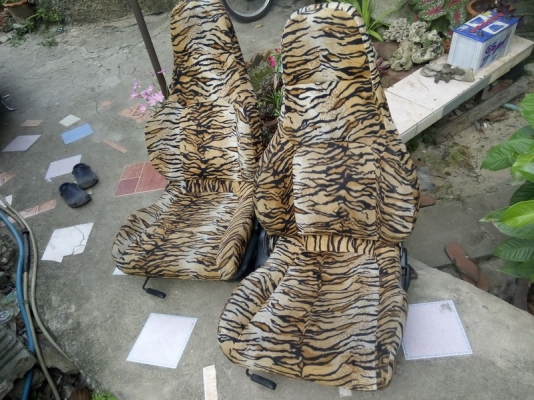 ขายเบาะผ้า 200SX ลายเสือ  ของJAPANแท้ๆ ราคา3500