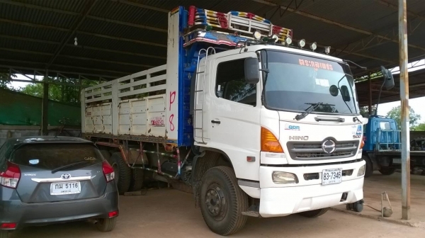 ขาย HINO MEGA 320 ปี 48 มีระบบลากพ่วง เครื่องเดิม เกียร์เดิม คัสซีสวยตลอดเส้น ช่วงล่างแน่น แอร์เย็น ทะเบียนพร้อมโอน