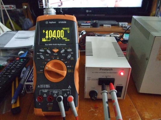 หม้อแปลงไฟจาก 220v ==> 100v /110v ขนาด 200w