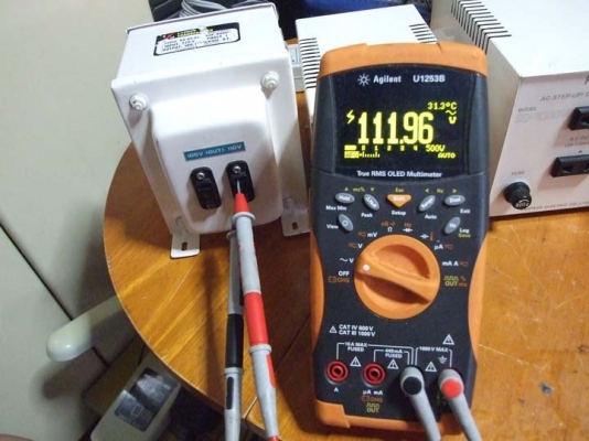 หม้อแปลงไฟจาก 220v ==> 100v /110v ขนาด 800VA