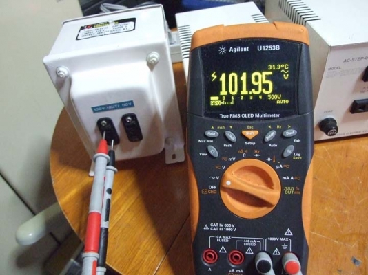 หม้อแปลงไฟจาก 220v ==> 100v /110v ขนาด 800VA