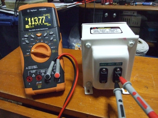 หม้อแปลงไฟจาก 220v ==> 100v /110v ขนาด 500VA