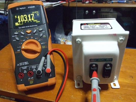 หม้อแปลงไฟจาก 220v ==> 100v /110v ขนาด 500VA