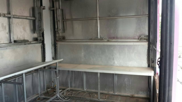 ขายกระป้อดัดแปลงเป็นรถขายของแล้ว