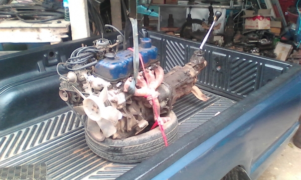 เครื่องมาสด้าพัน ส่งแล้้วครรับ