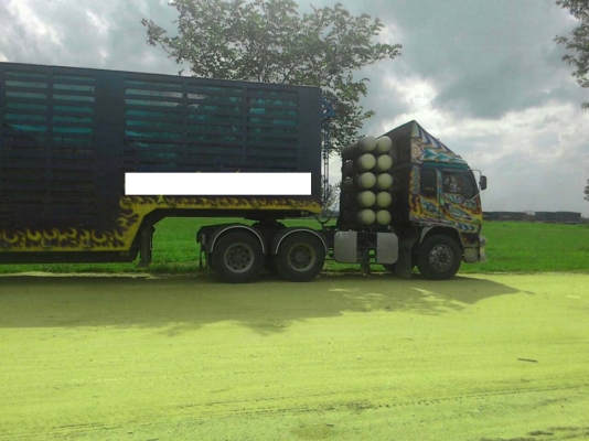 Isuzu Deca FXZ23NZPF/ CNG 10 ถัง เครื่องฟิตใหม่/ ยางเพิ่งเปลี่ยน