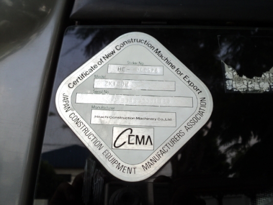 ZX130W # JK6CAB04300001025 12256ชั่วโมง รถปี2003 มัลติลาย ใบมีด  เก่าญี่ปุ่น