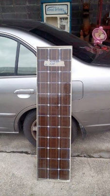 ขายแผ่นโซล่าเซลล์มือสอง12โวล 40วัตร