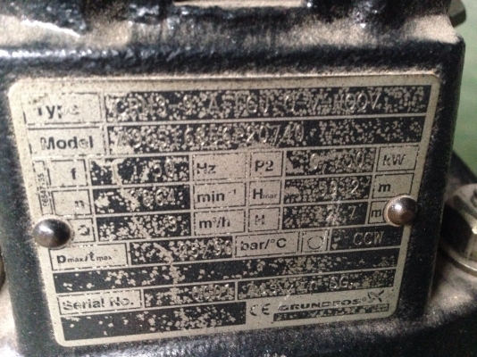 ขายปั้มน้ำแรงดันสูงหลายใบพัด Groundfos 1HP.380V สภาพสวย พร้อมใช้งาน ขายปั้มน้ำแรงดันสูงหลายใบพัด Groundfos 1HP.380V สภาพสวย พร้อมใช้งาน