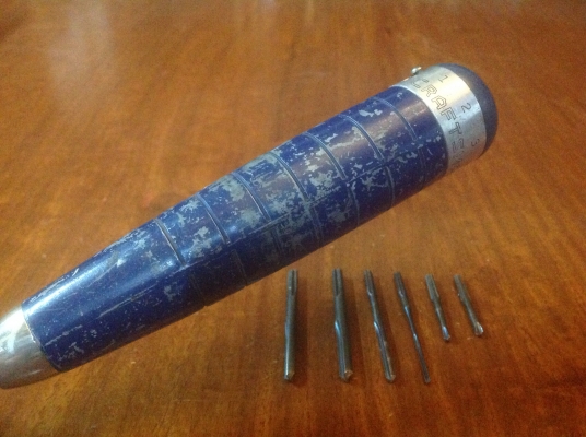 ขายสว่านมือ Vintage Craftsman พร้อมดอก 6 ดอก