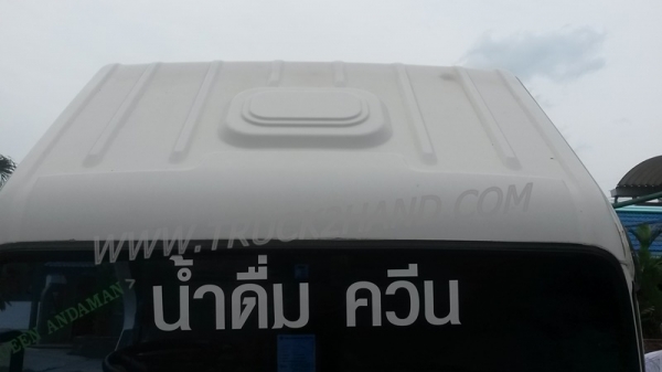 รถบรรทุก 6 ล้อไม่ติดเวลา ใช้เชื้อเพลิงแก๊ส LPG ยี่ห้อ ISUZU ตู้บรรทุก ELF