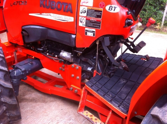 ขายรถไถ Kubota L4708(4WD) พร้อมใบมีดและผานพรวนLCS 24&#039;&#039;x6(ของใหม่) พร้อมใช้งาน